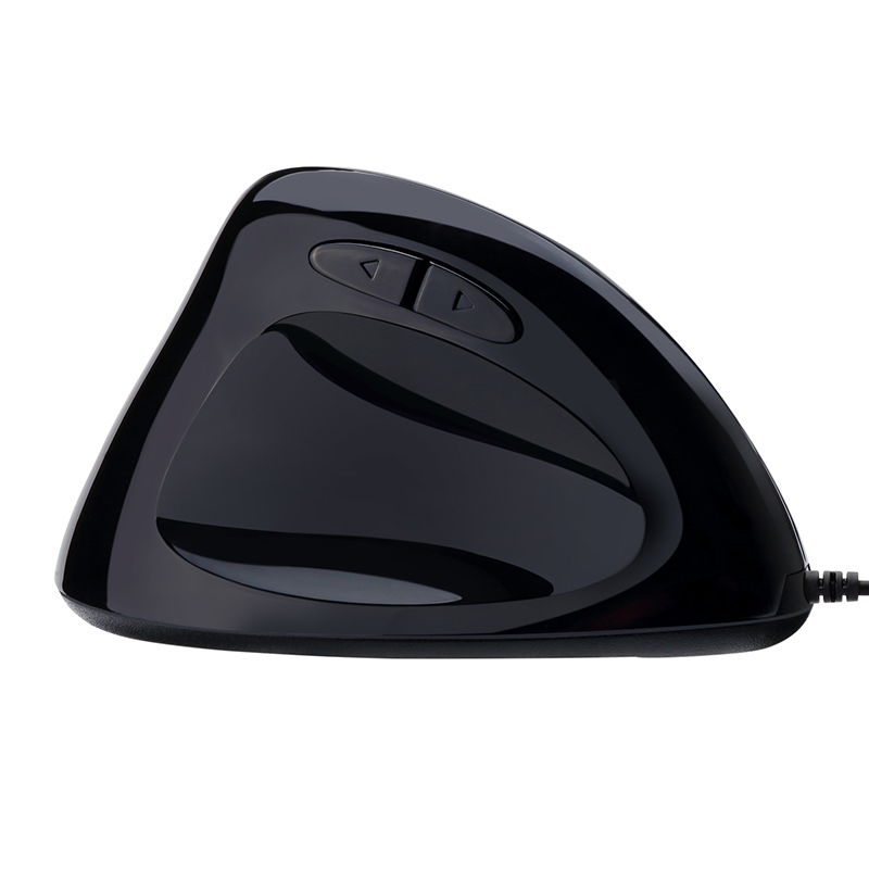 Adesso IMOUSE E7 Mouse - USB - Optical - 6 Button(s) - Black - Left-handed